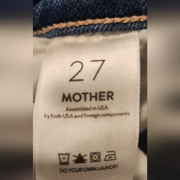 MOTHER Mid Rise The Rascal Ankle Fray Jeans - Picture 7 of 8